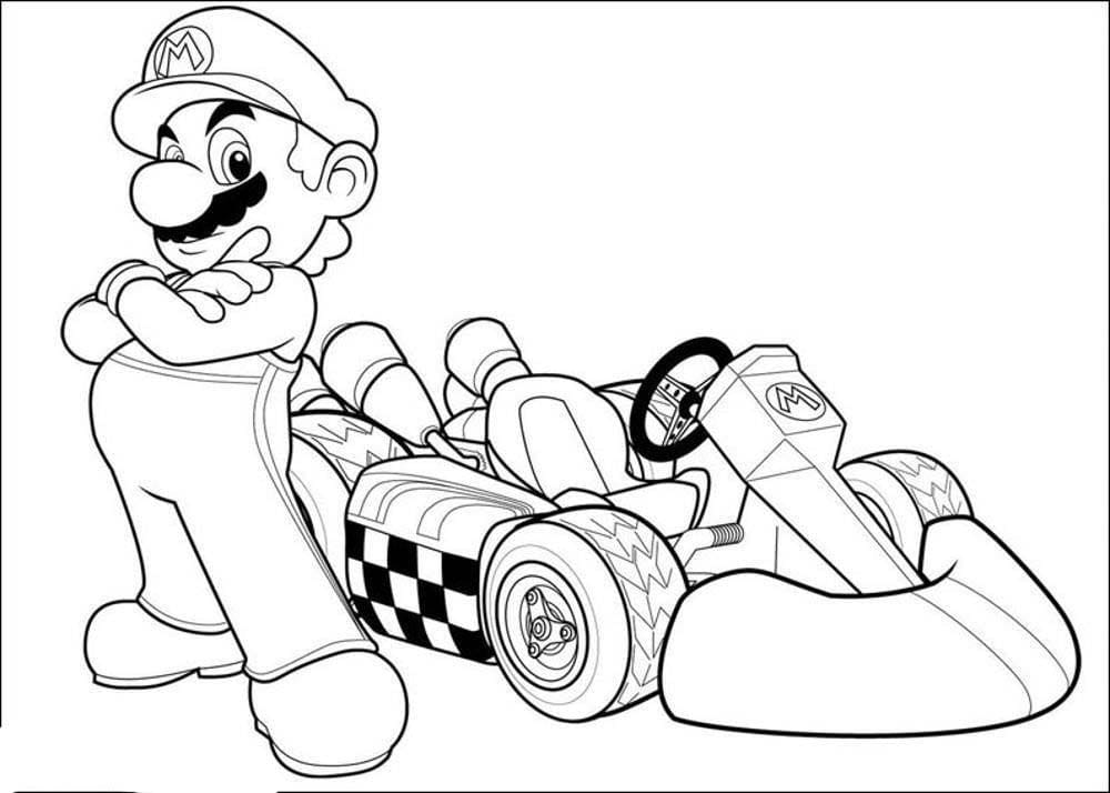 Print Mario coloring page - Download, Print or Color Online for Free