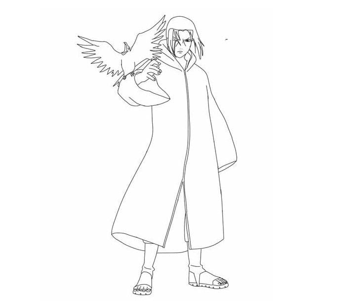 Cool Itachi With Crow