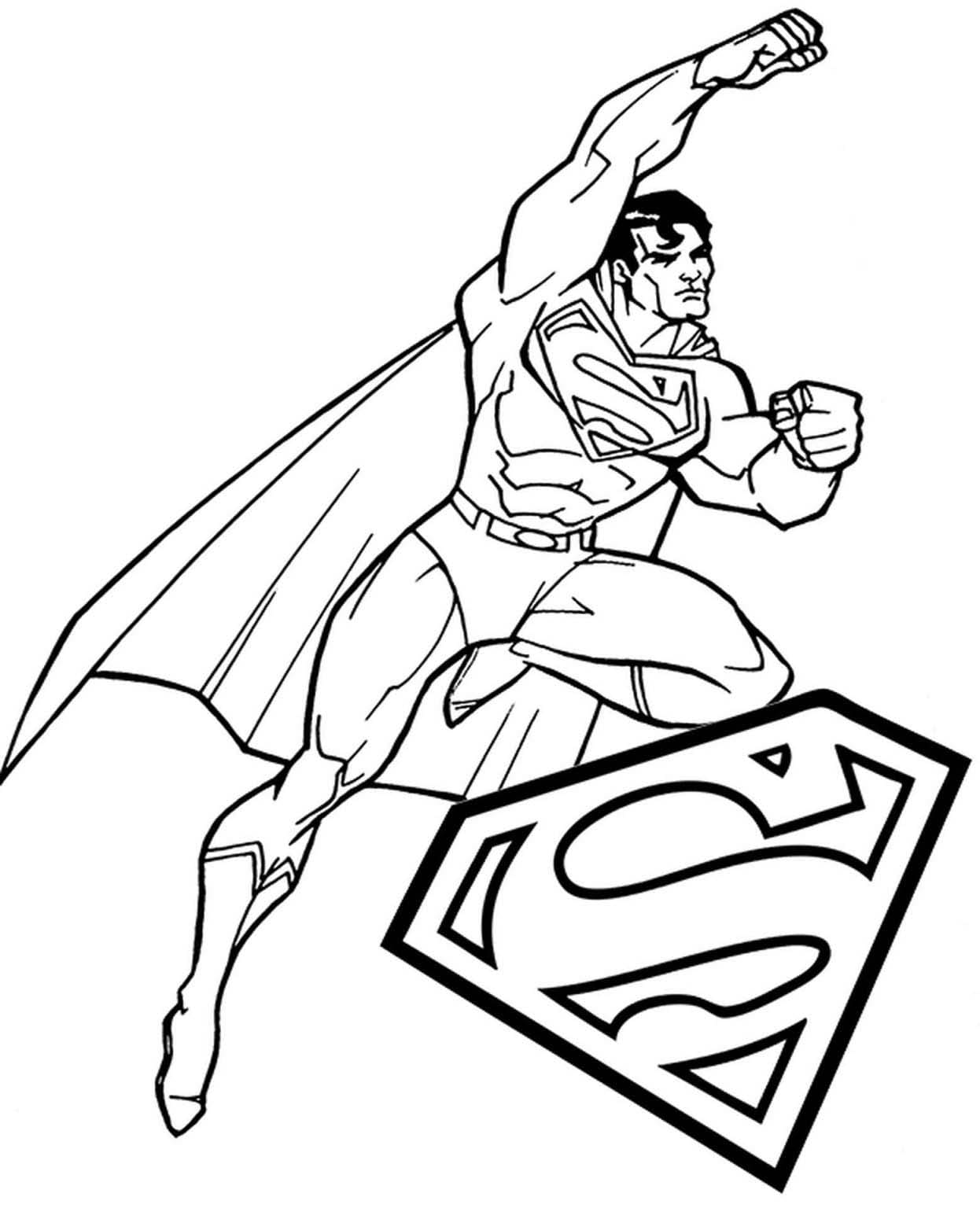 Superman Flying Image
