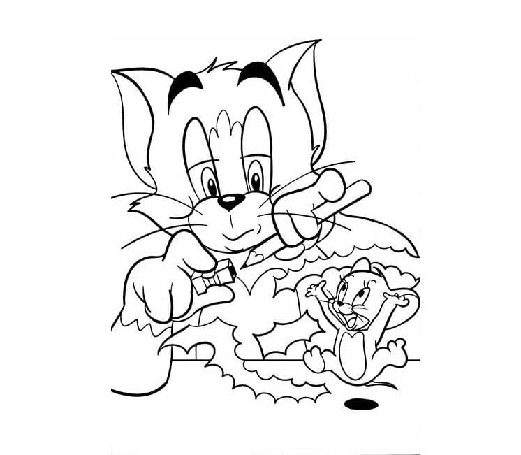Easy Tom and Jerry Drawing Tutorial