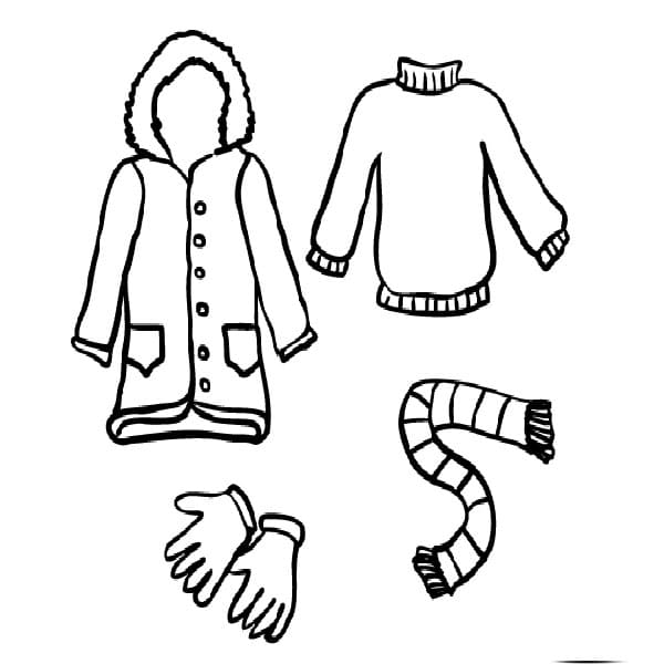 free printable clothing clipart black