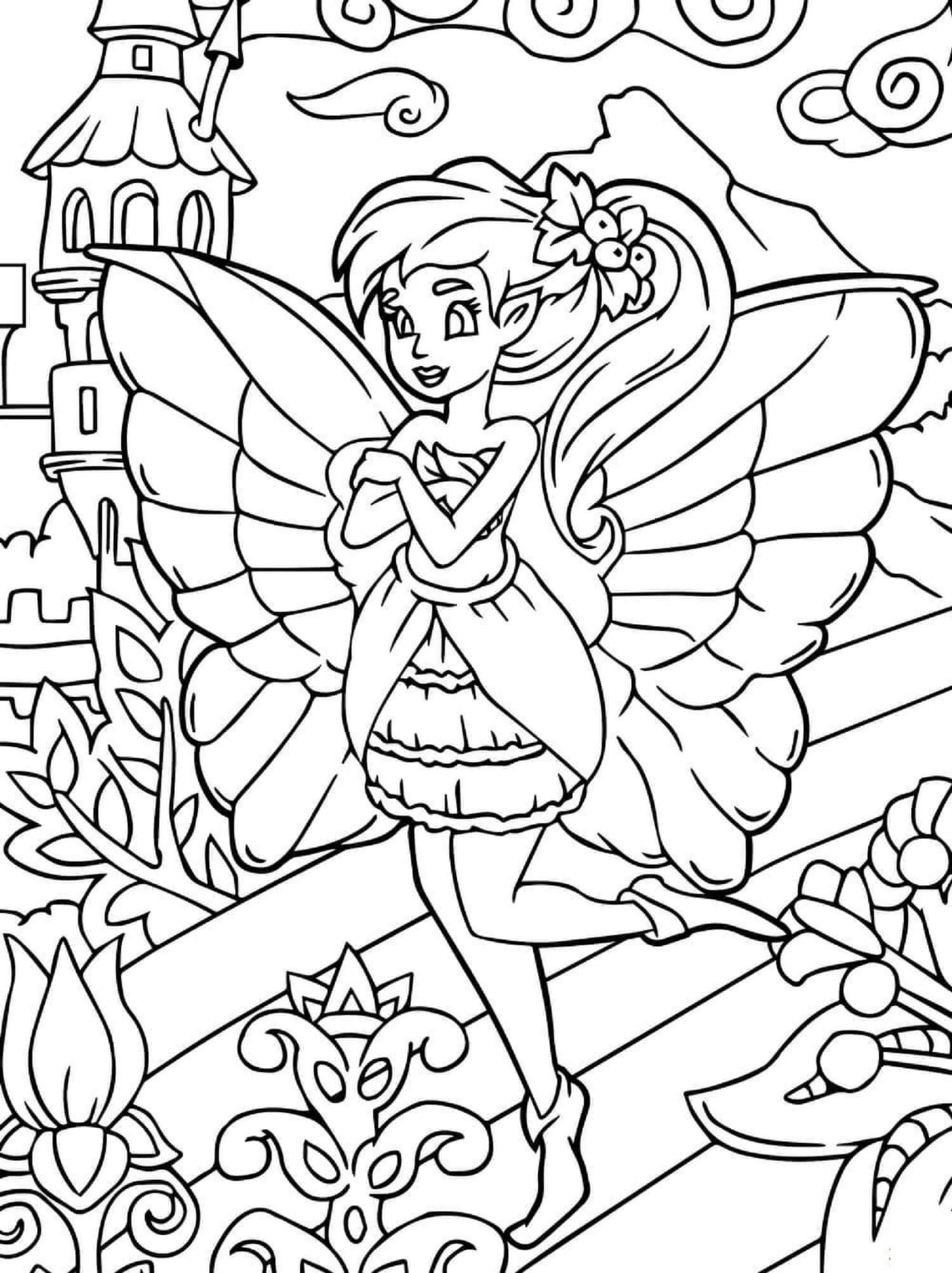 Fairy Free Download coloring page