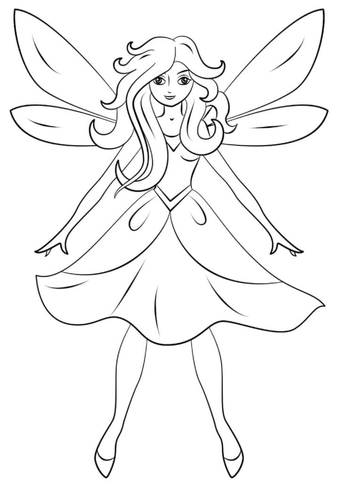 Fairy Free Images coloring page