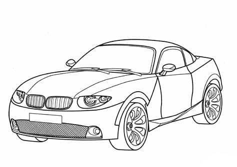 Free Car coloring page