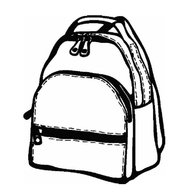 Free Print Backpack coloring page - Download, Print or Color Online for ...
