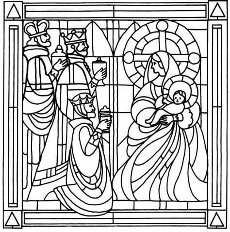 Luxury Window coloring page