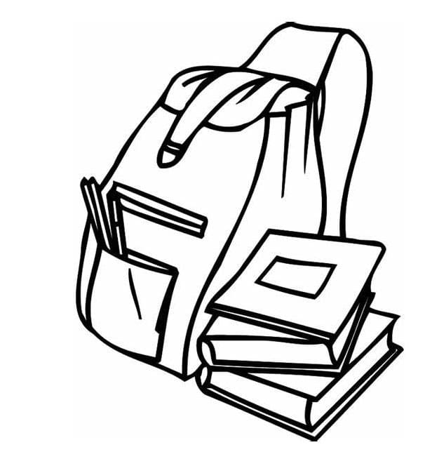 Printable Backpack coloring page - Download, Print or Color Online for Free