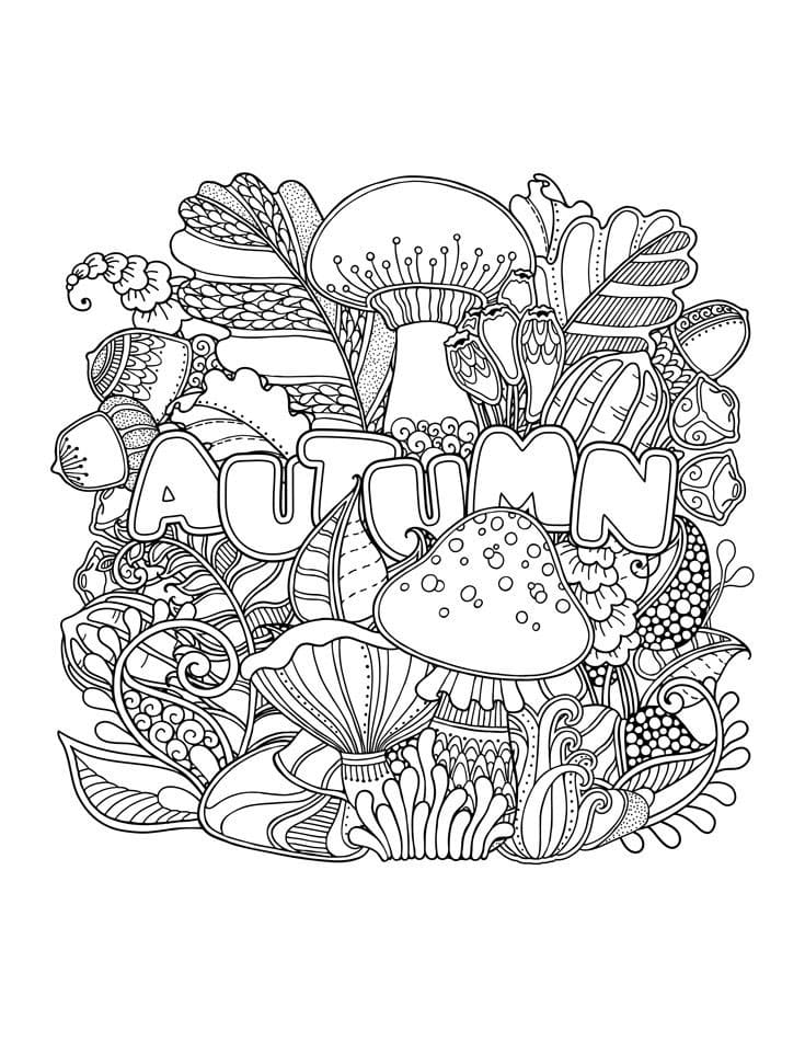 Fall & Autumn coloring pages