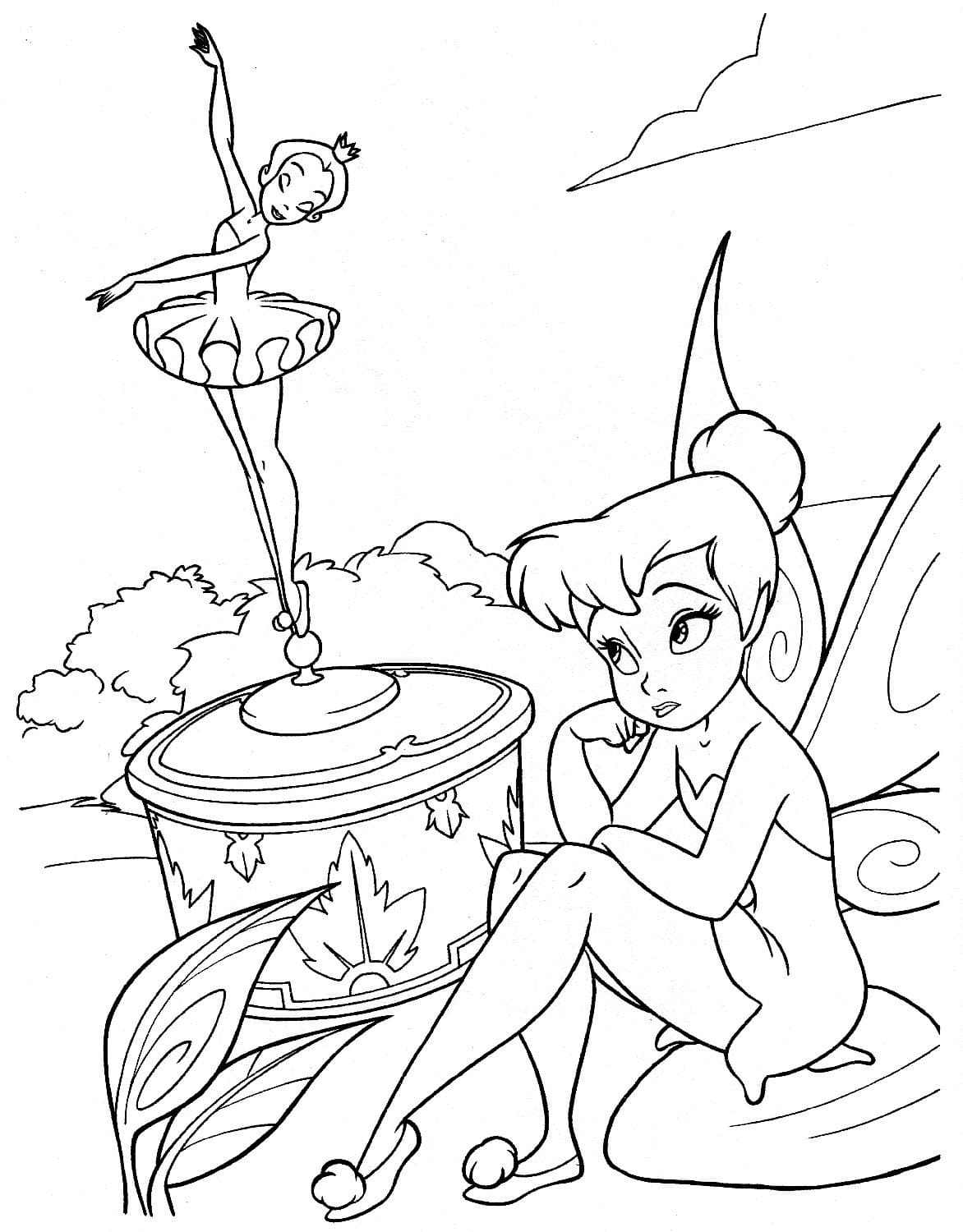 Fairy Tinkerbell Sitting