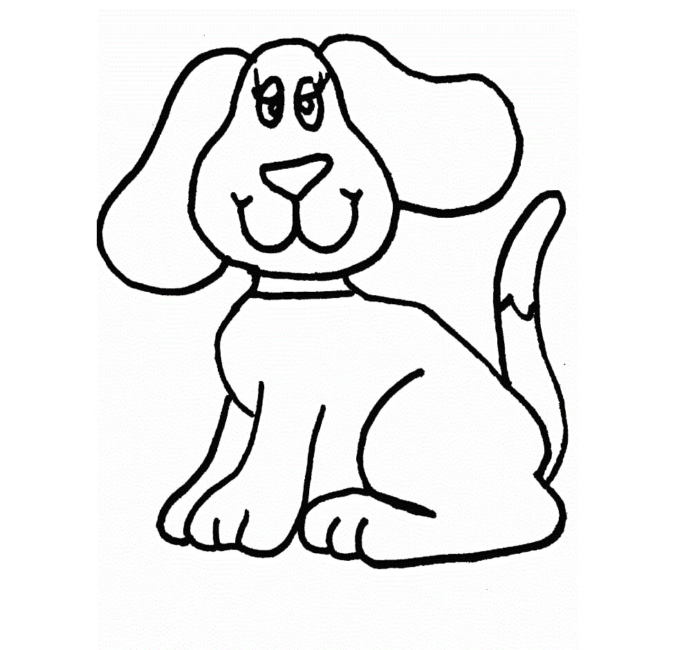 Free Dog For Kids Coloring Page Download Print Or Color Online For Free
