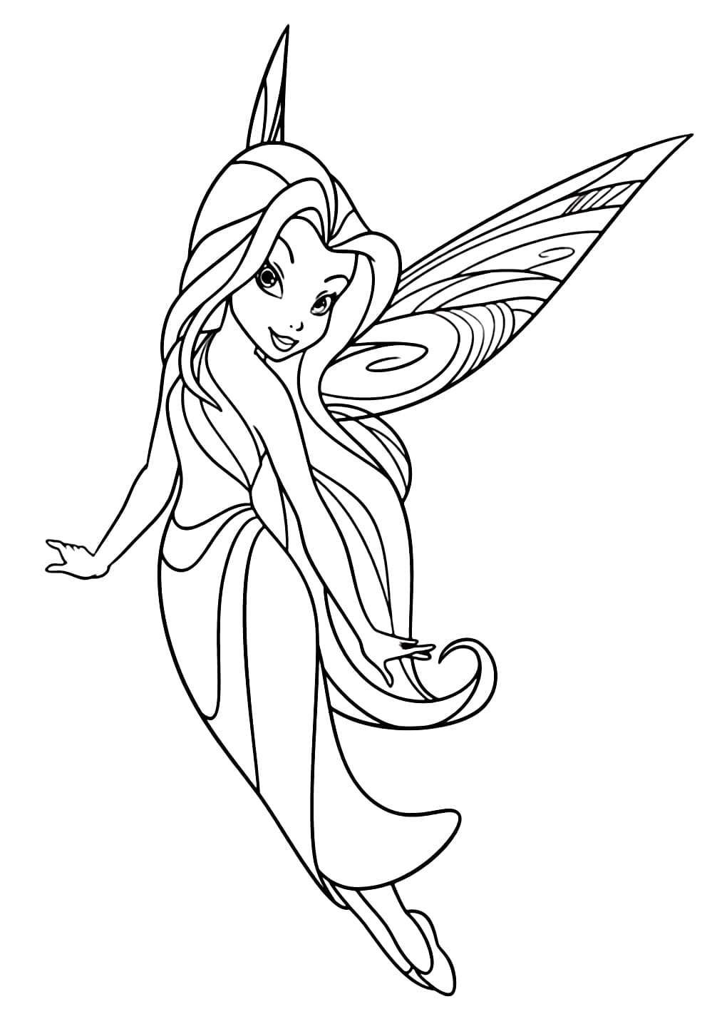 Fun Fairy coloring page