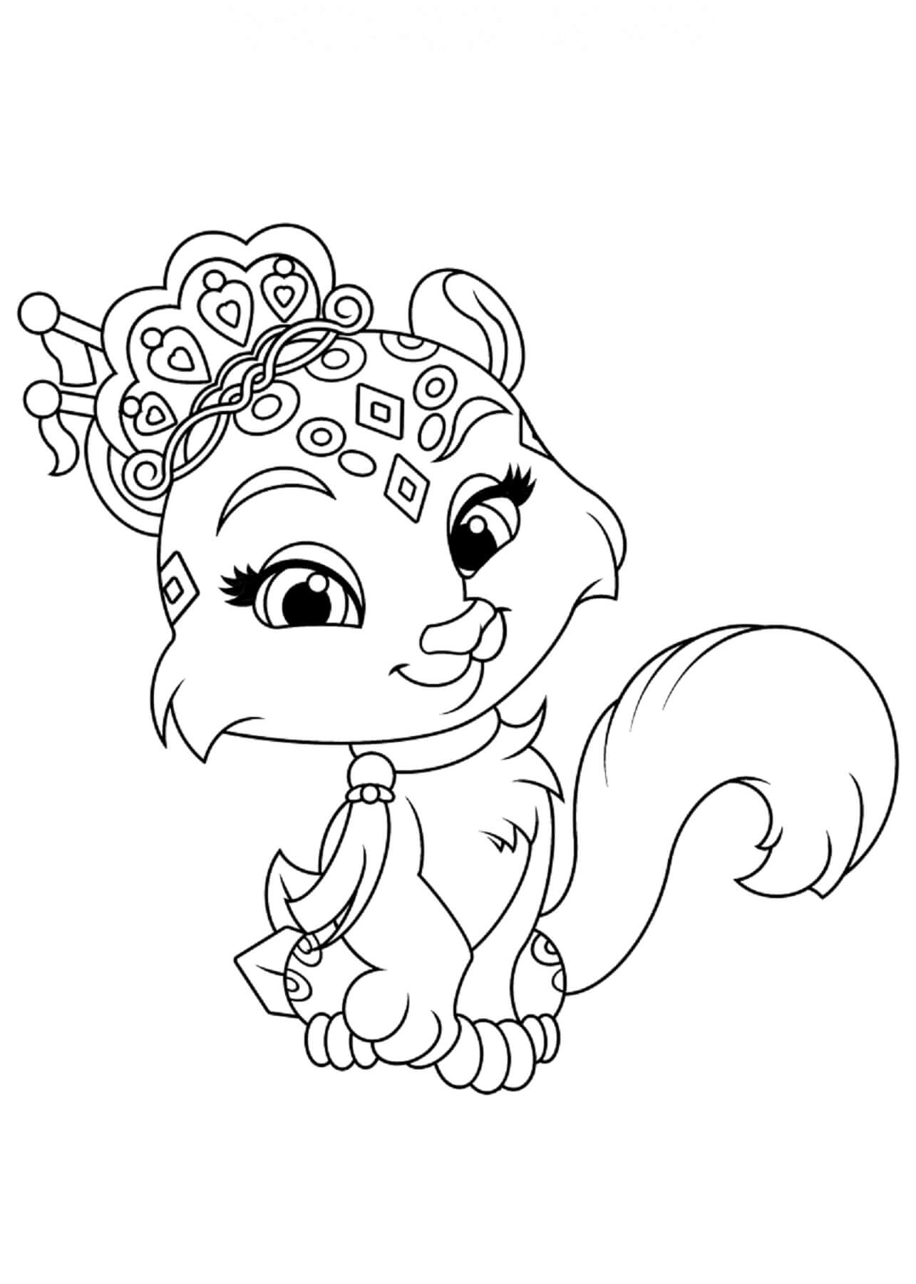 Palace Pets Snowpaws Coloring Page Download Print Or Color Online 