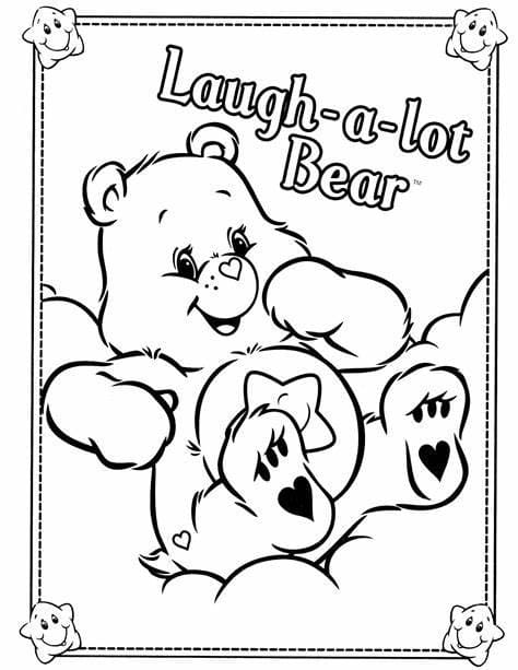 Free Print Care Bears Outline