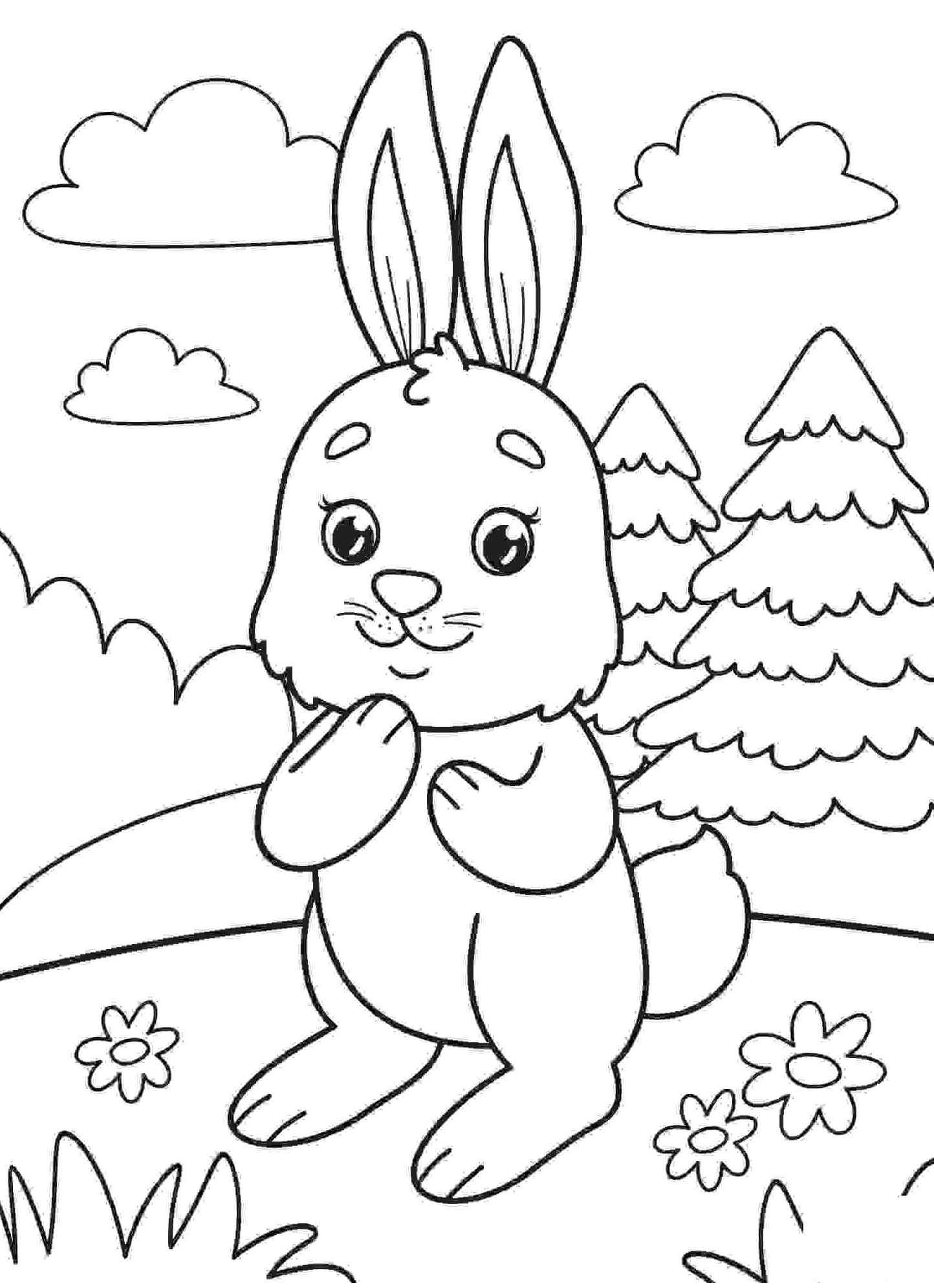 Cute Cloud Coloring Page Download Print Or Color Online For Free