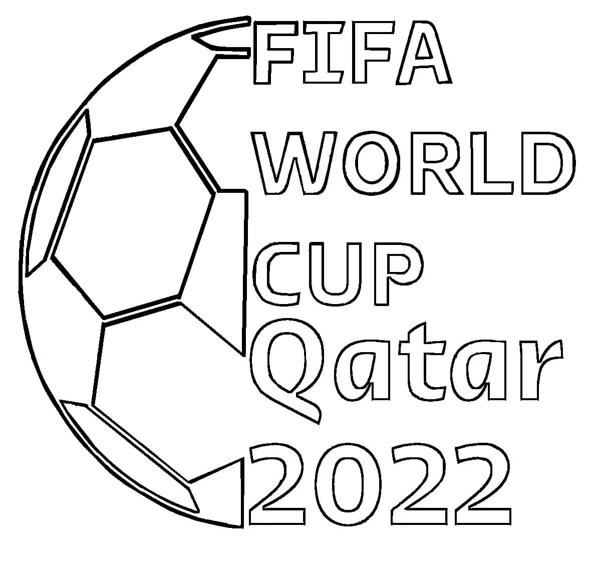 FIFA World Cup 2022 coloring pages