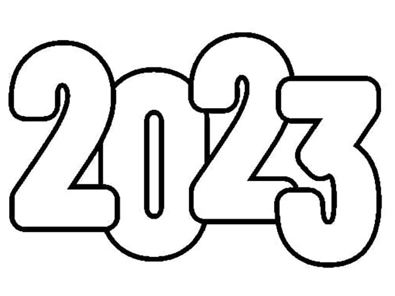 2023 Free Printable coloring page