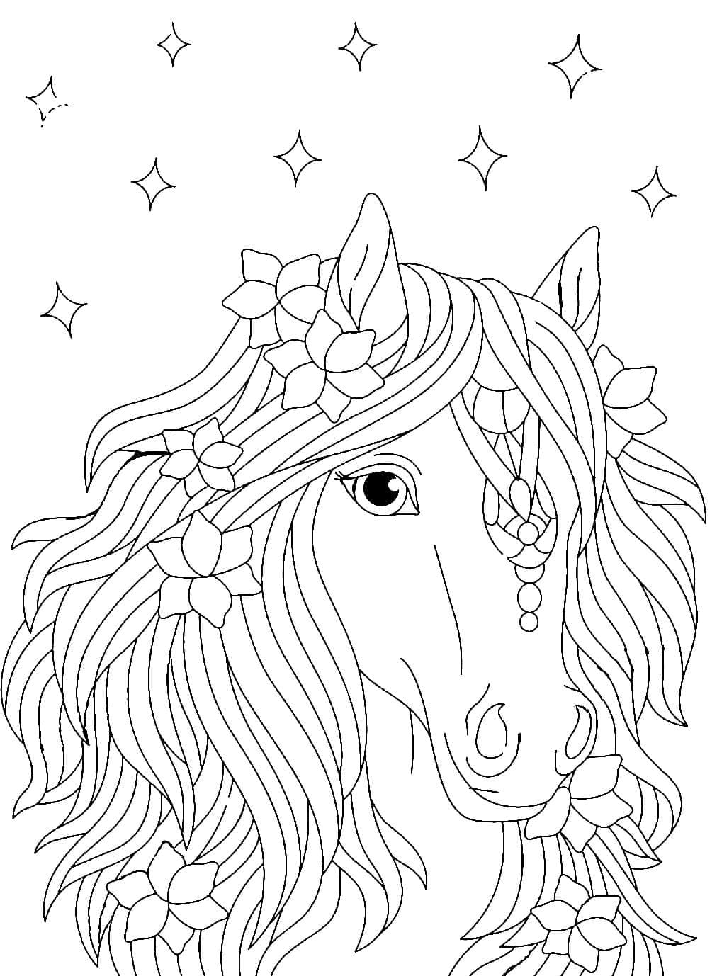 Horse coloring pages - ColoringLib