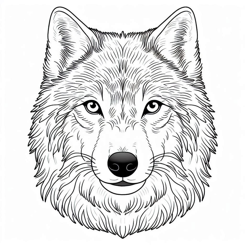 A Wolf Face