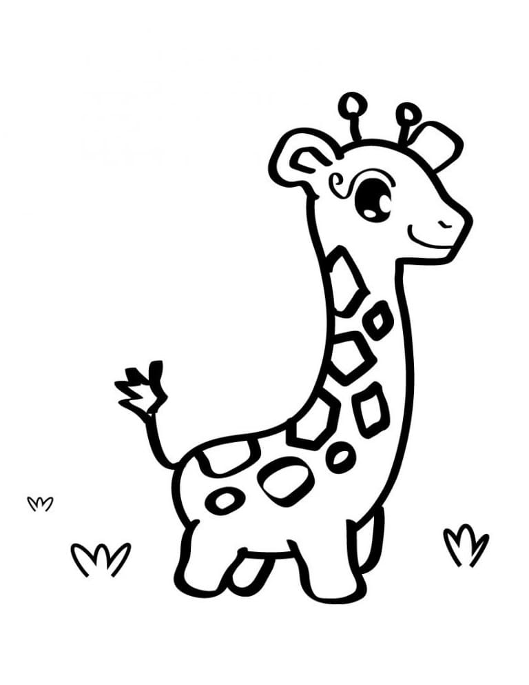 giraffe-coloring-pages-coloringlib