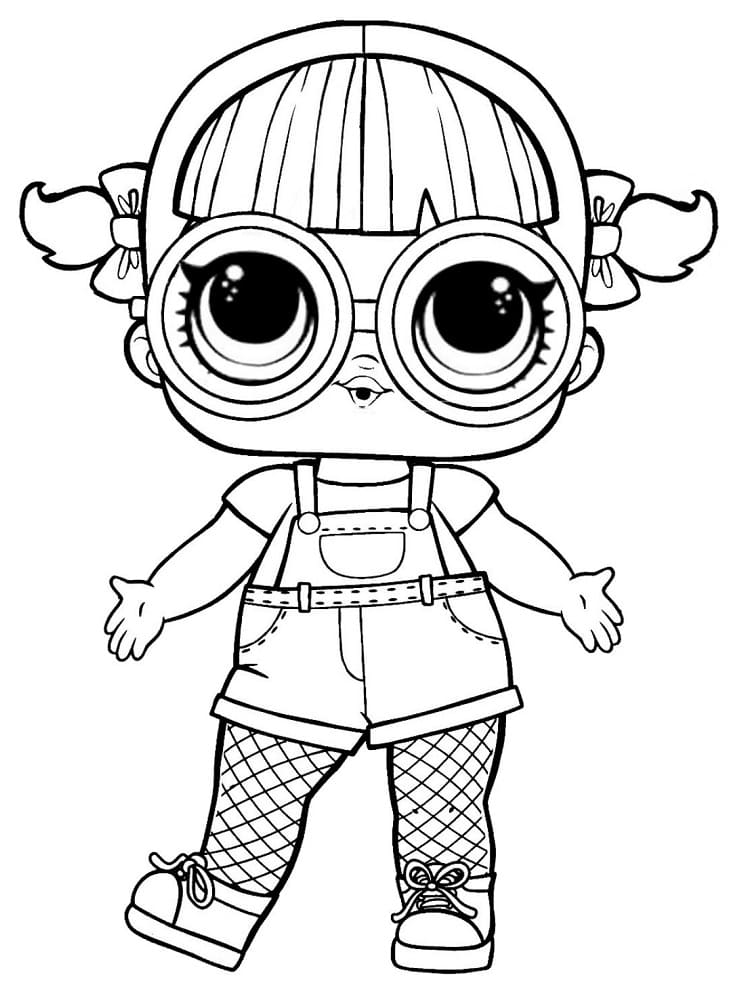 Baby Next Door LOL Surprise Doll coloring page