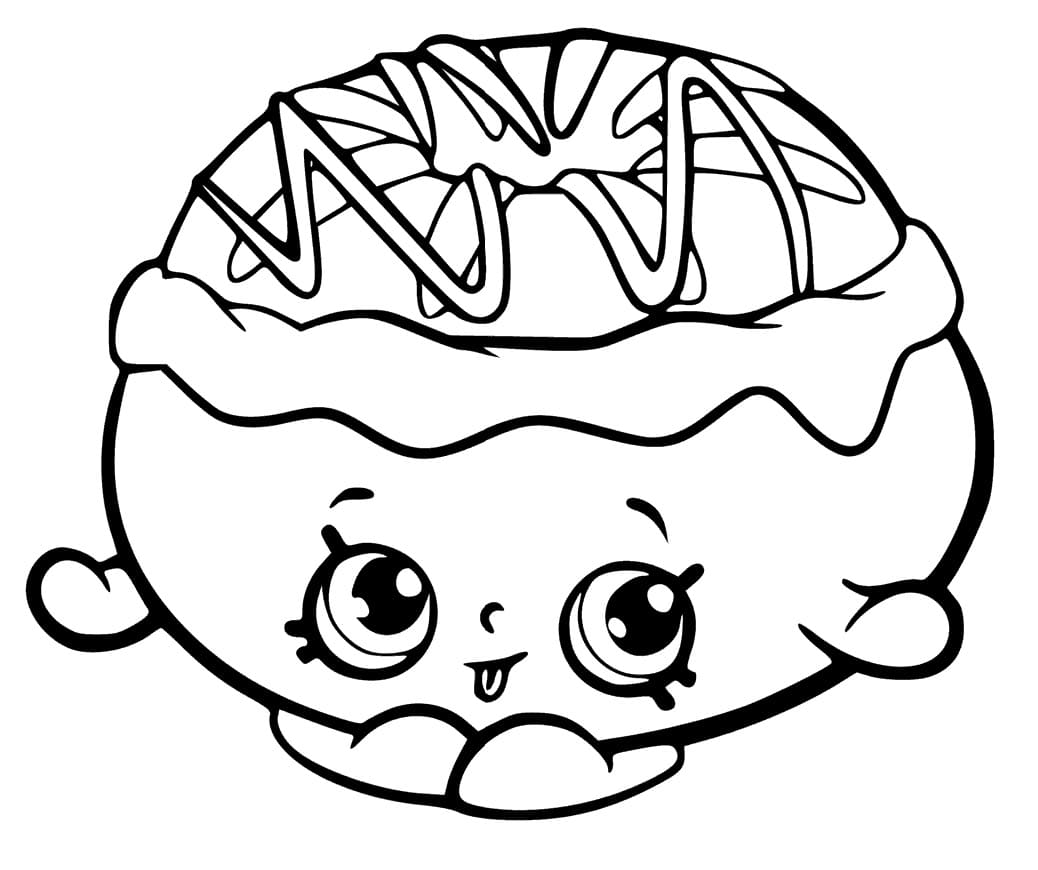 Chrissy Cream Shopkins Season 6 coloring page