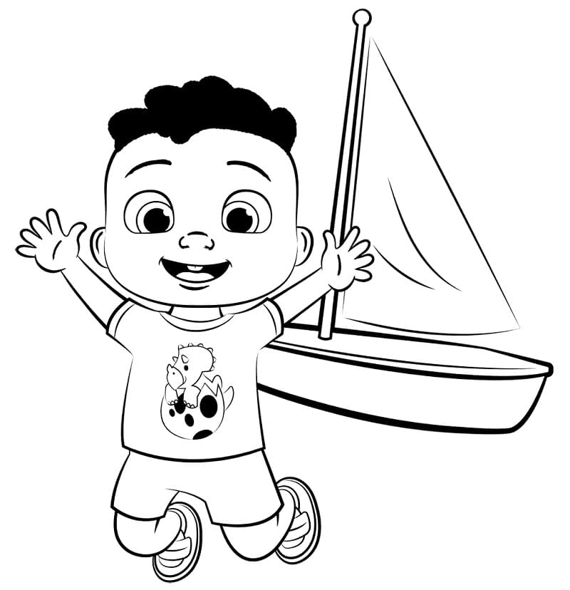 Cody From Cocomelon Coloring Page - Download, Print Or Color Online For