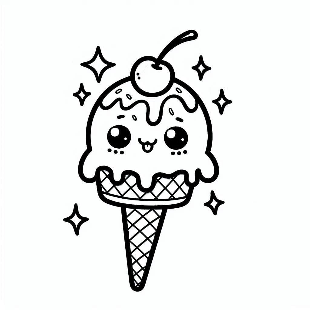 Cute Funny Ice Cream