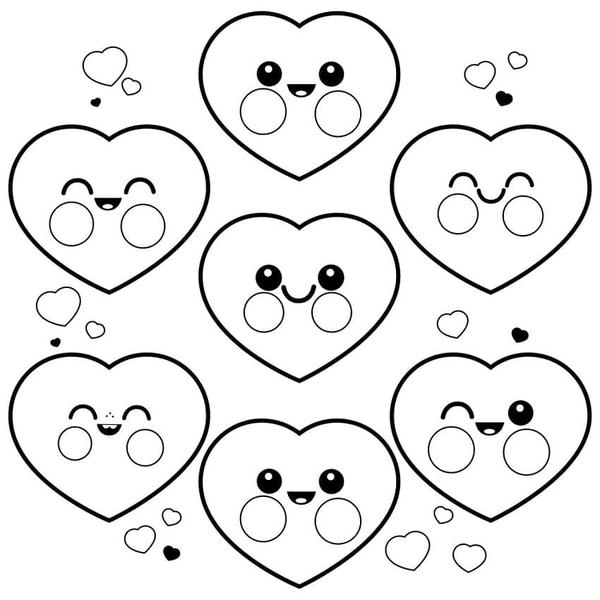 Free Printable Large Heart Shape Templates – Simple Mom Project