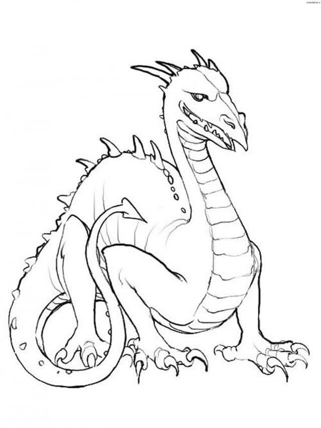 Dragon Free coloring page