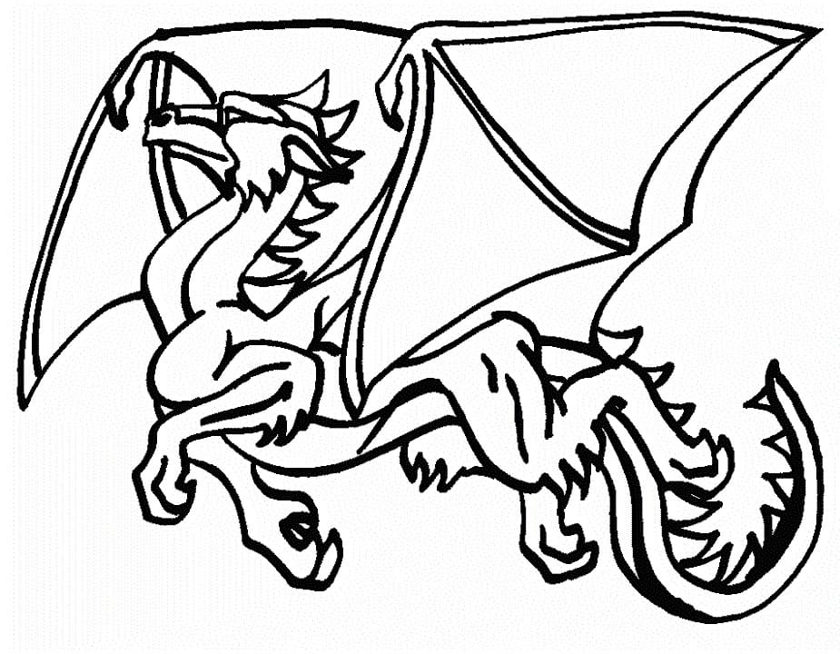 Dragon Printable coloring page