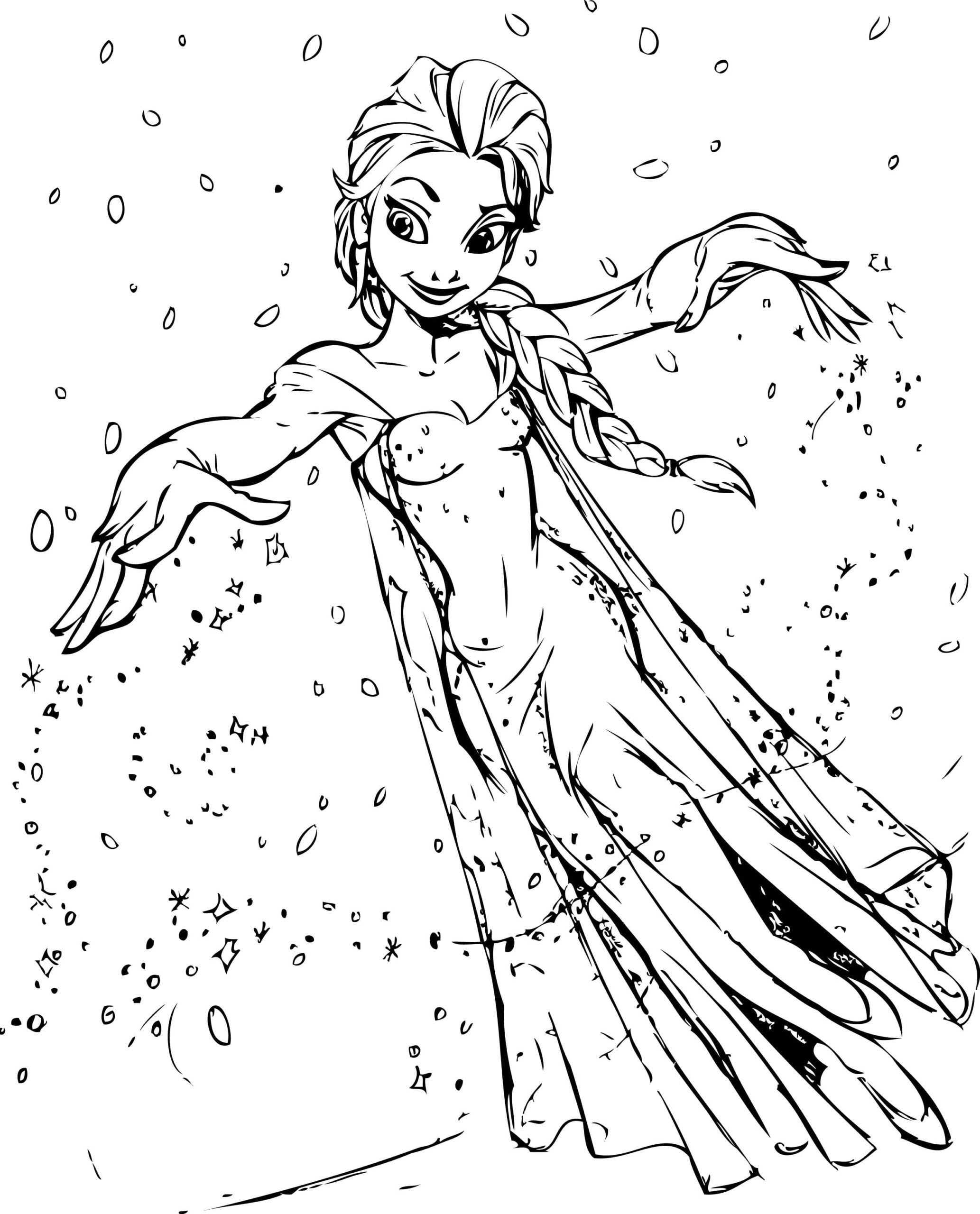 Drawing of Elsa