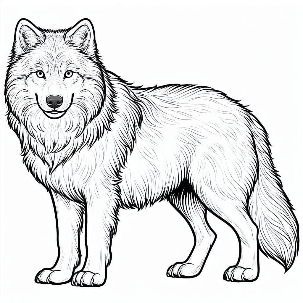 Drawing of Wolf