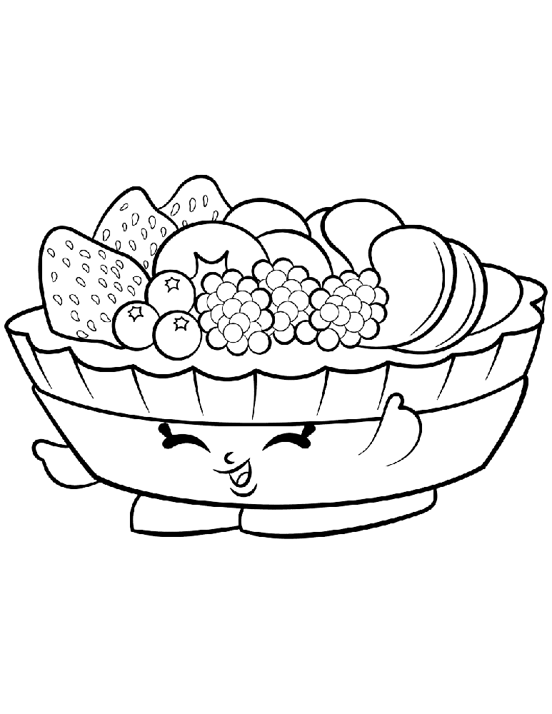 Fifi Fruit Tart Shopkins Season 2 coloring page