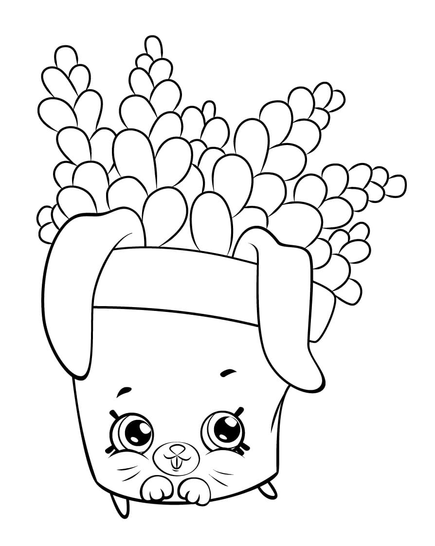 Freda Fern Shopkins Season 5 coloring page