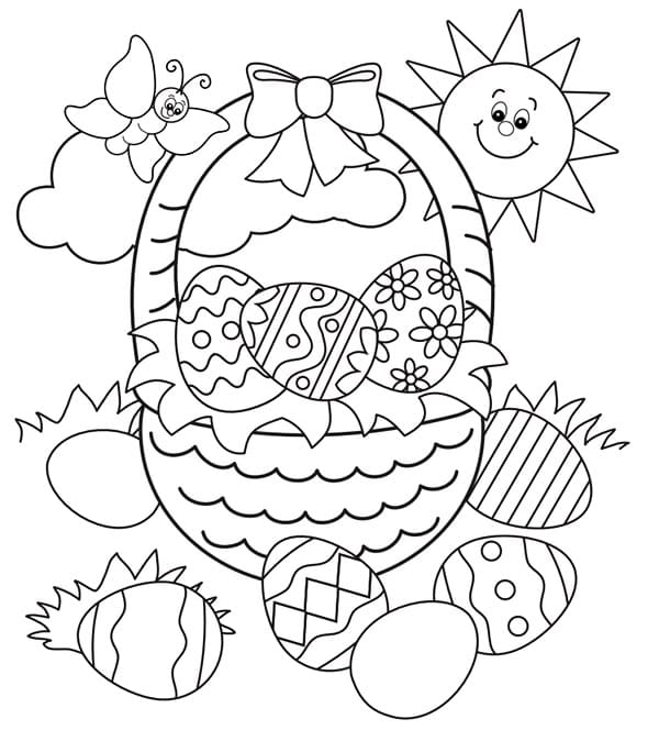 Free Printable Easter coloring page Download Print or Color Online