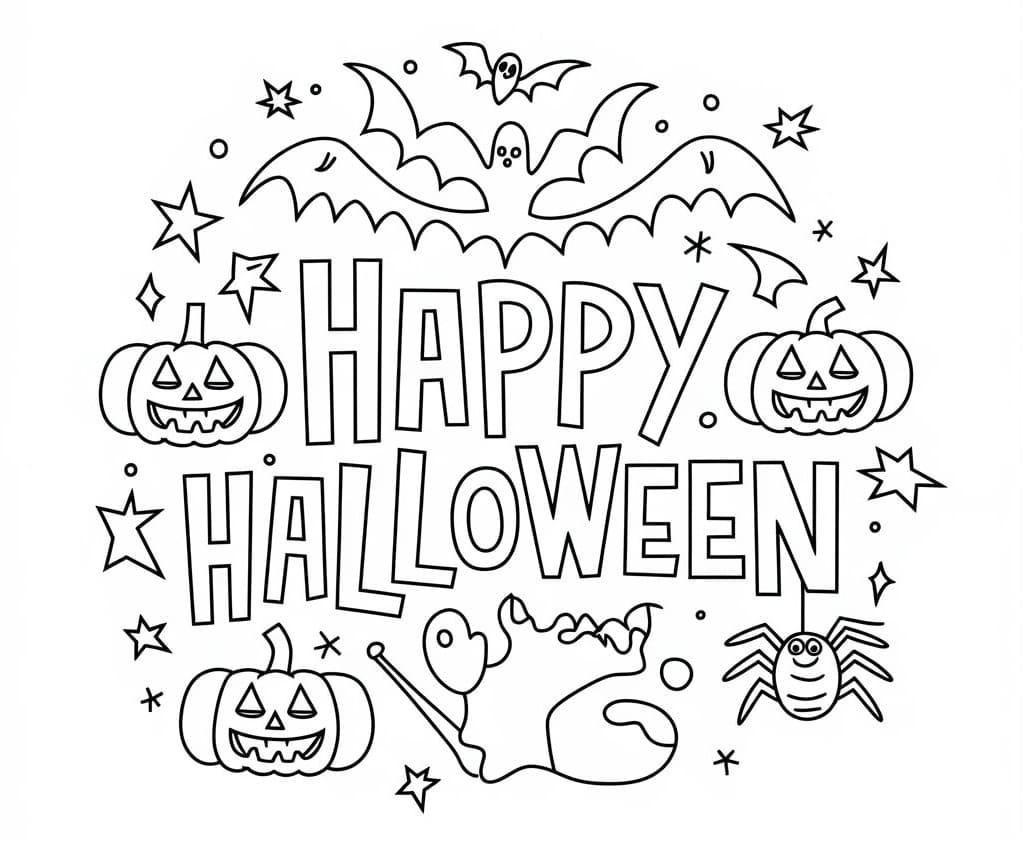 Free Printable Happy Halloween