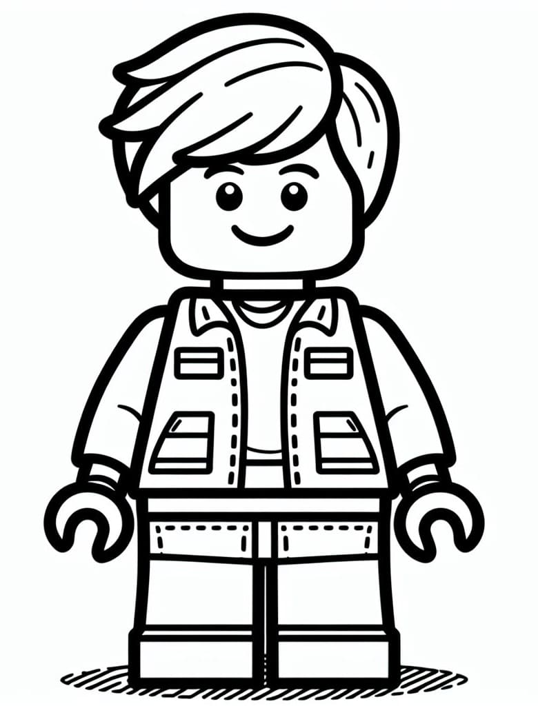 Friendly Lego Boy