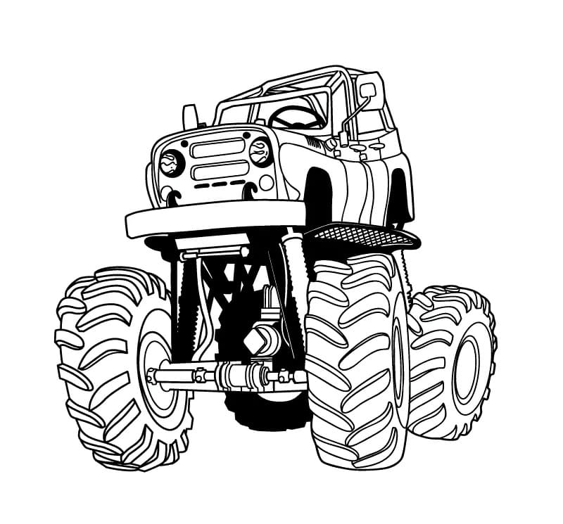 Monster Truck coloring pages
