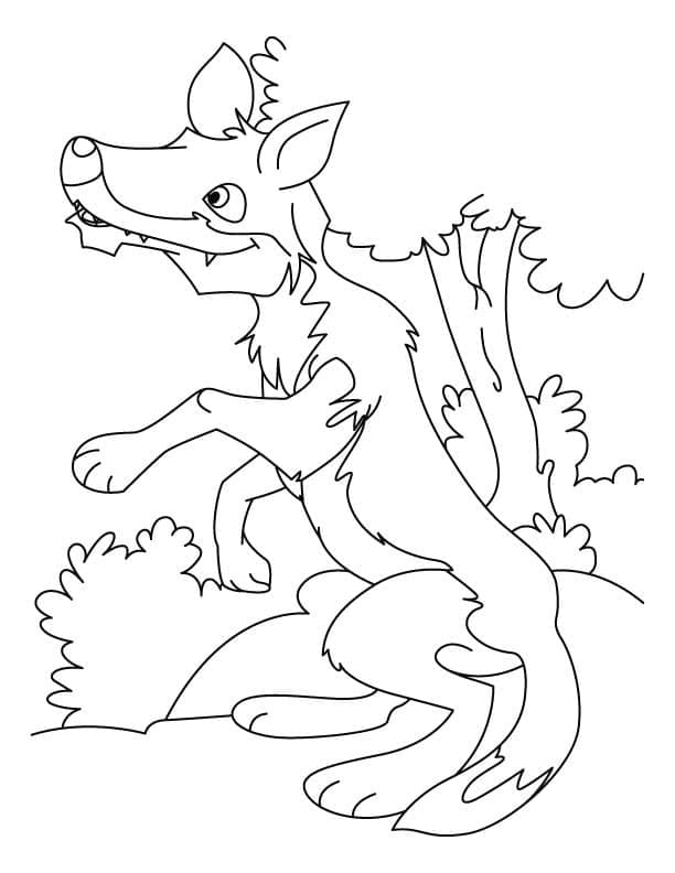 realistic wolf pup coloring pages