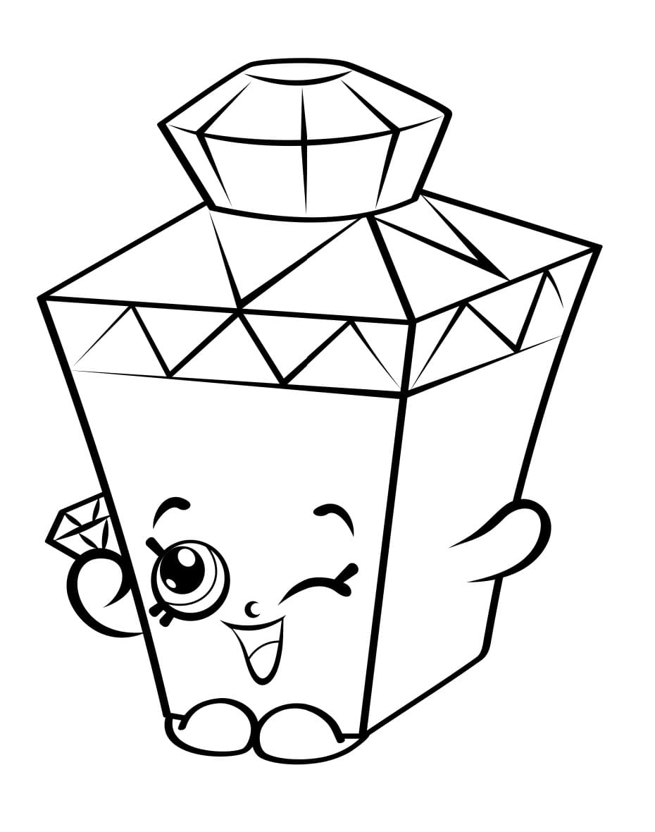 Gemma Gem Shopkins Season 4 coloring page