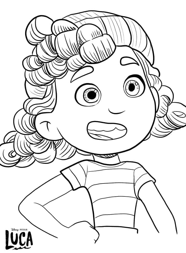 Giulia Marcovaldo coloring page