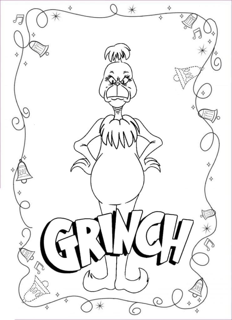 The Grinch coloring pages