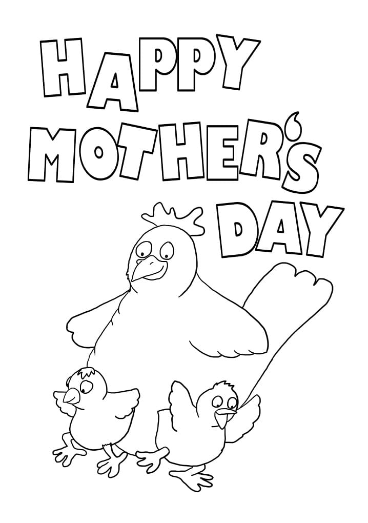 Happy Mother’s Day 7 coloring page