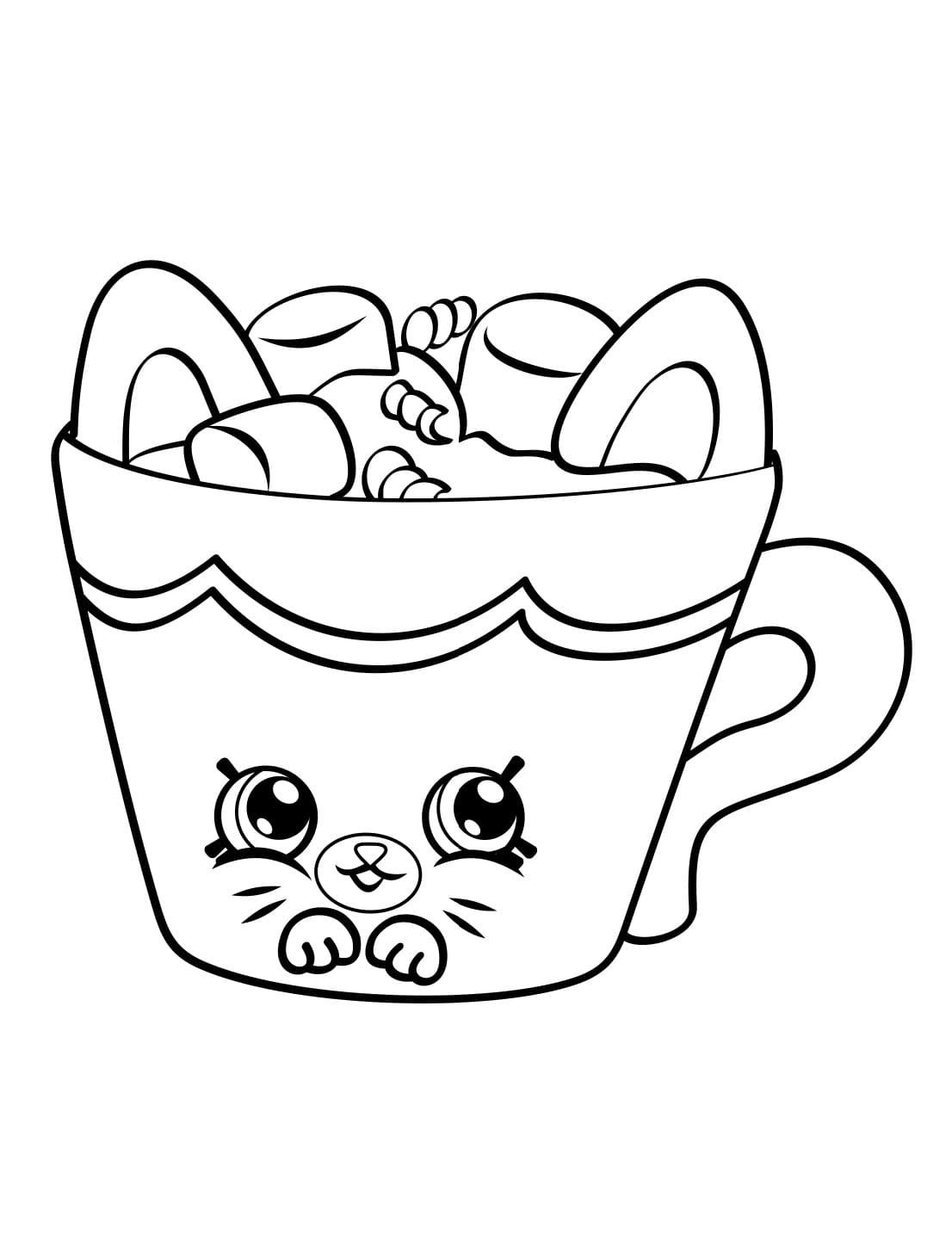 Hot Choc Shopkins Season 4 coloring page