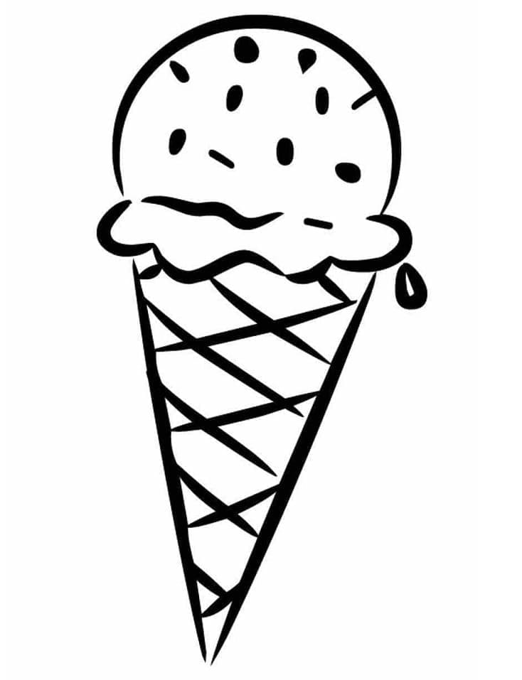 Cartoon Ice Cream Cone Stock Illustration - Download Image Now - Ice Cream, Ice  Cream Cone, Kawaii - iStock