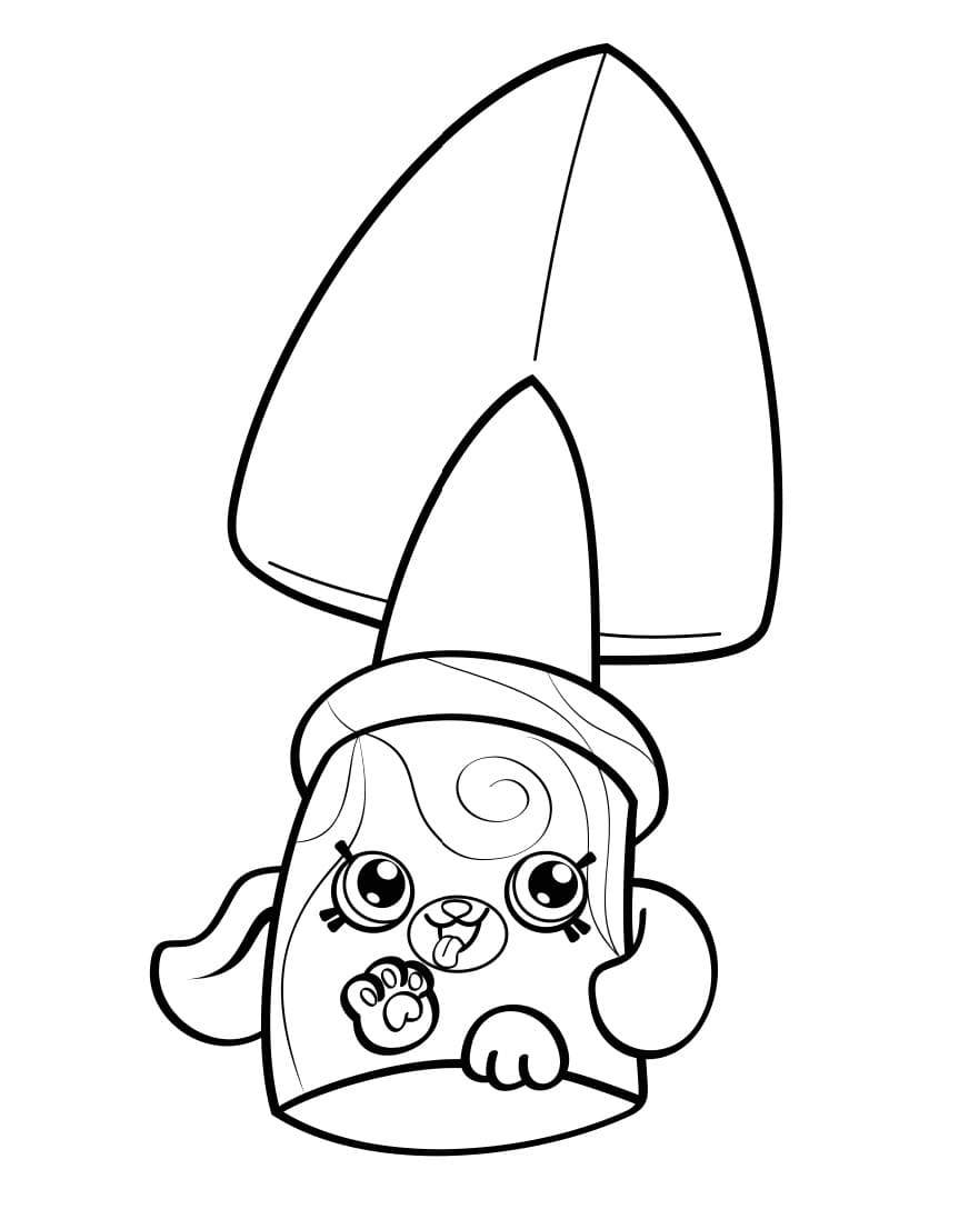 Jade Spade Shopkins Season 4 coloring page