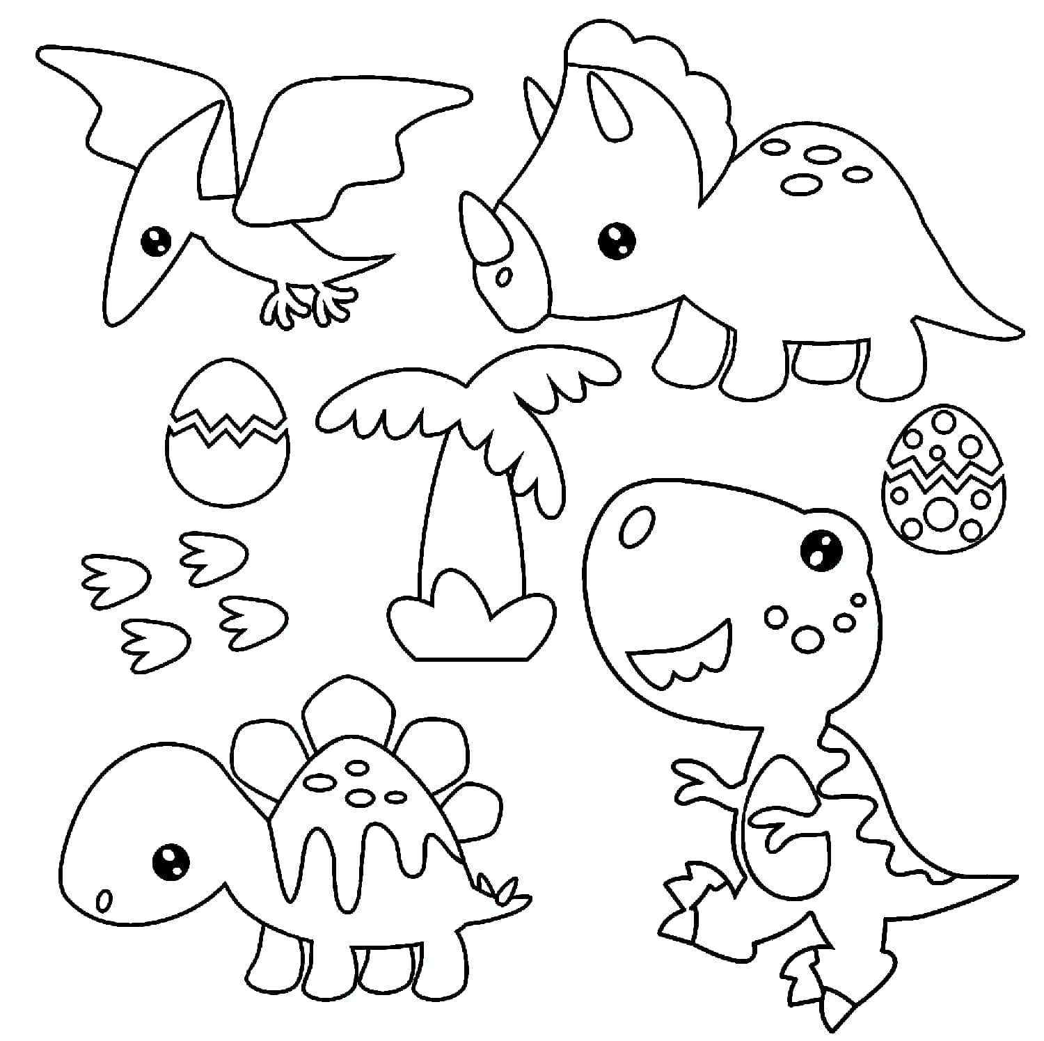Dinosaur coloring pages - ColoringLib