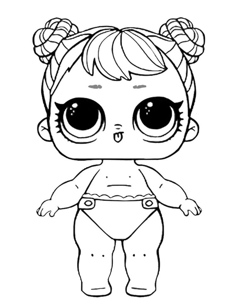 Lil Dawn LOL Surprise Doll coloring page