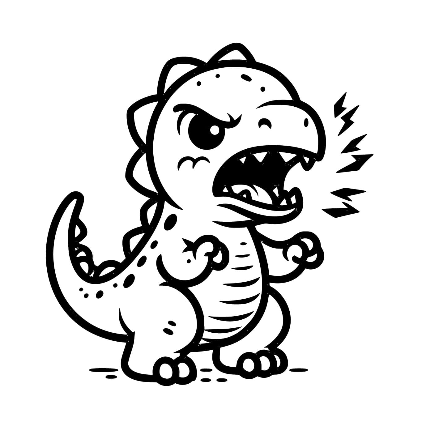 Little Angry Dinosaur