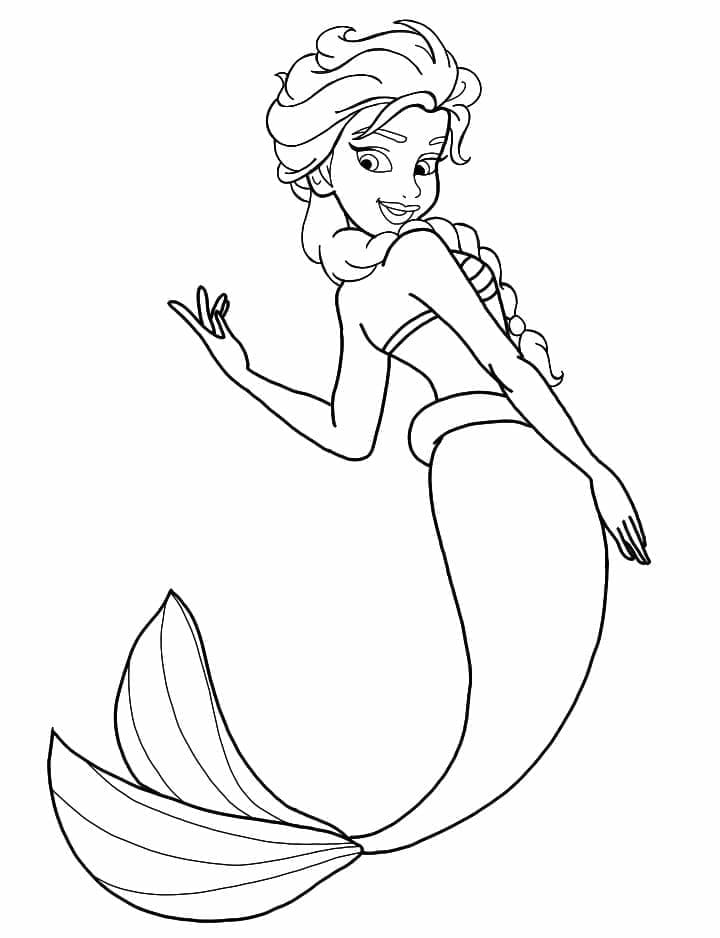 Mermaid Elsa